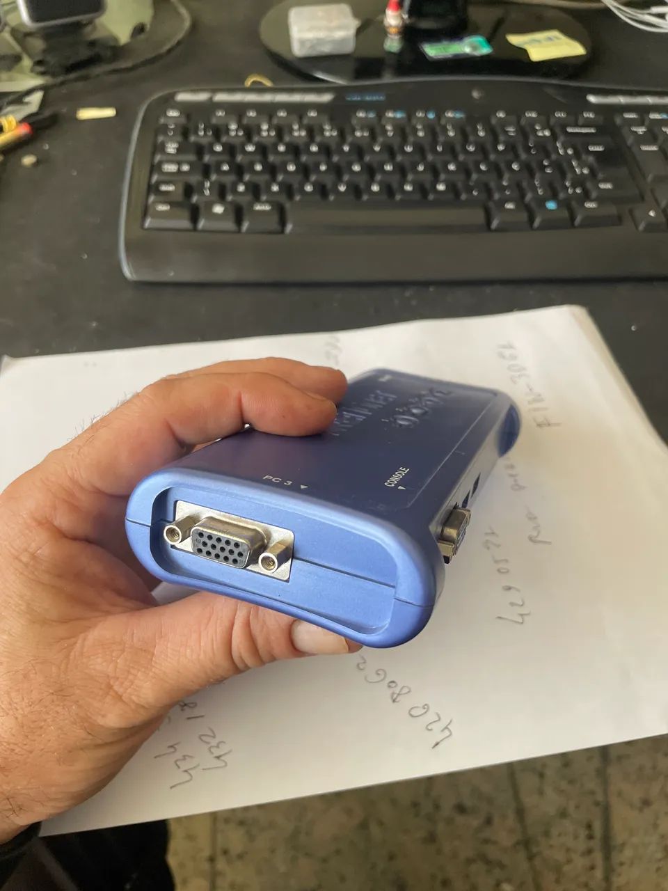 Chaveador KVM TRENDnet de 4 portas, modelo TK-407K. - Foto 4