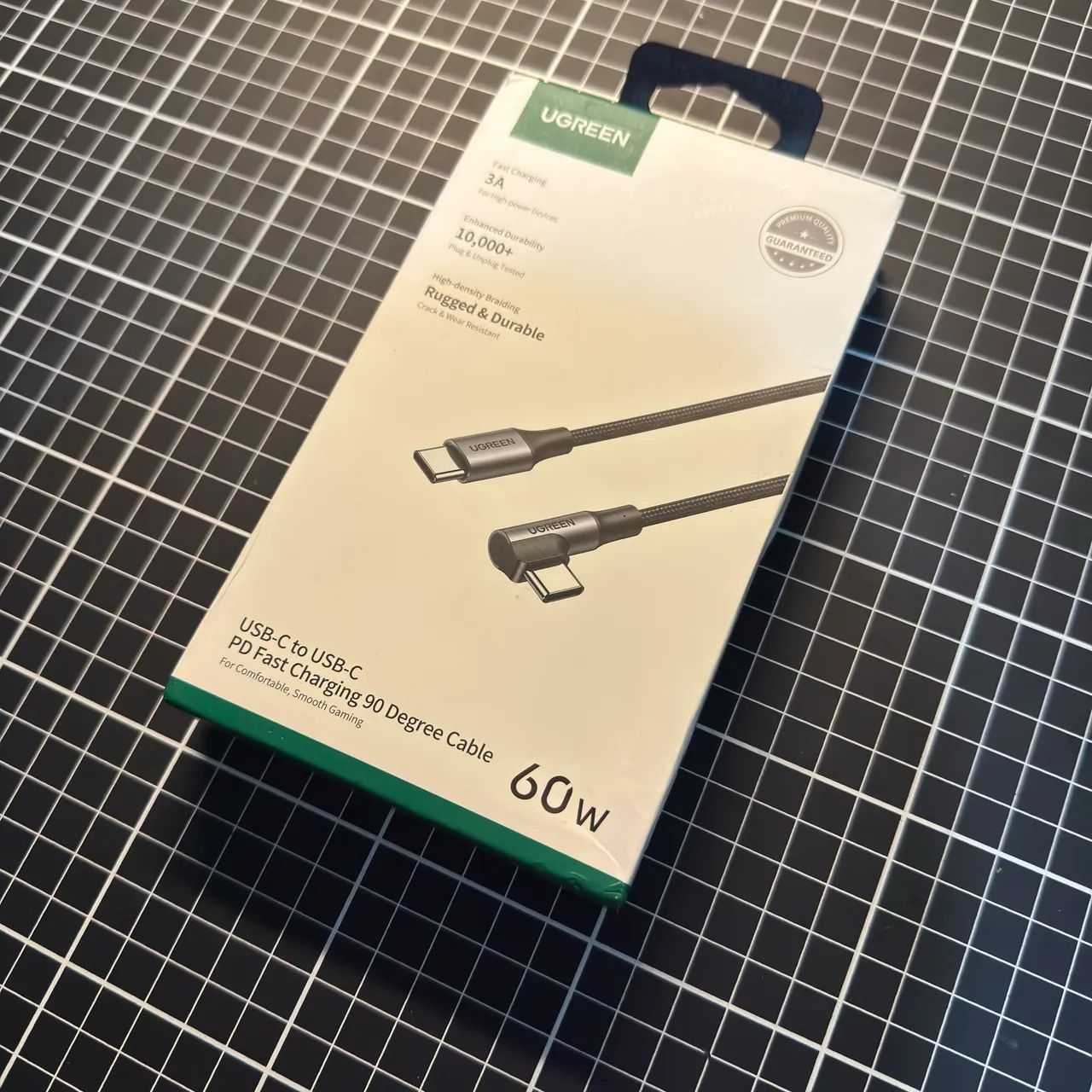 Cabo Usb-c 90 Graus 1 Metro Carregamento Rápido - Foto 2