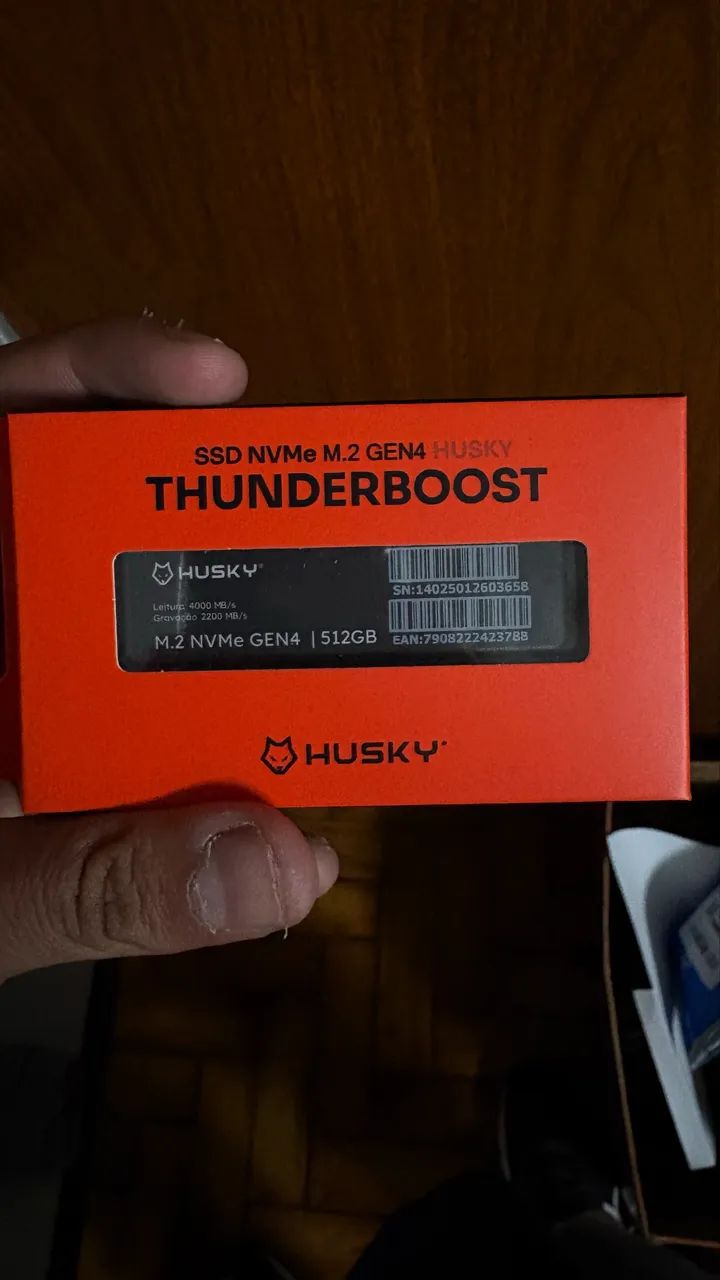 SSD Gen4 Husky ThunderBoost, 512gb, M.2 NVMe, Leitura 4000 MB/s - Foto 2