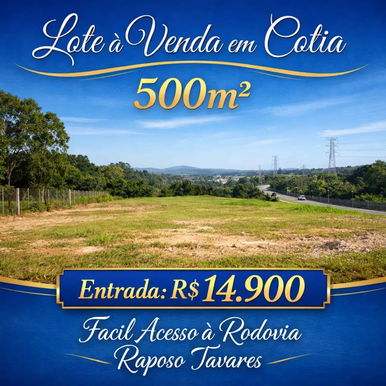 Acesso pelo km 39 da Raposa Tavares