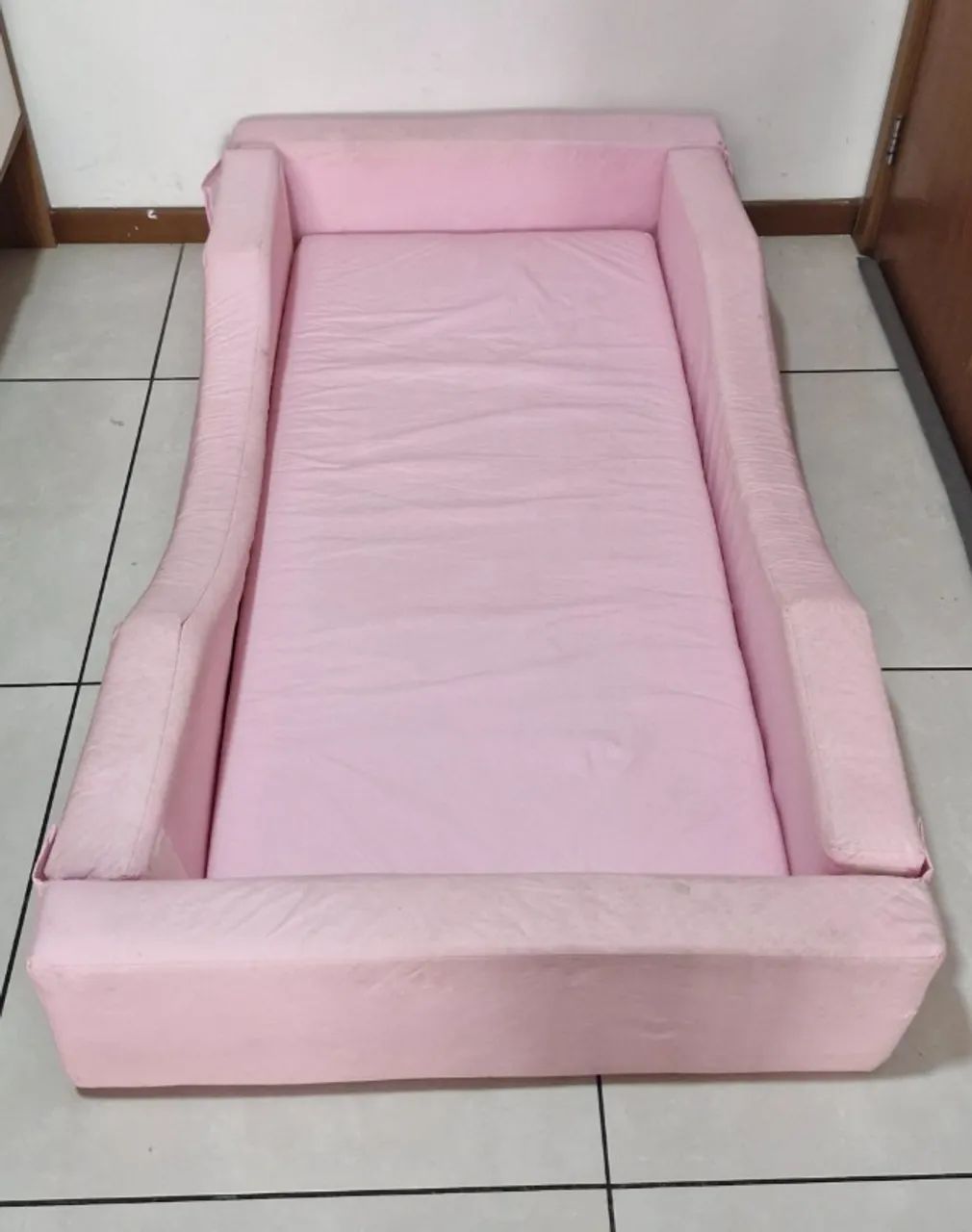 Cama Montessoriana Infantil Rosa