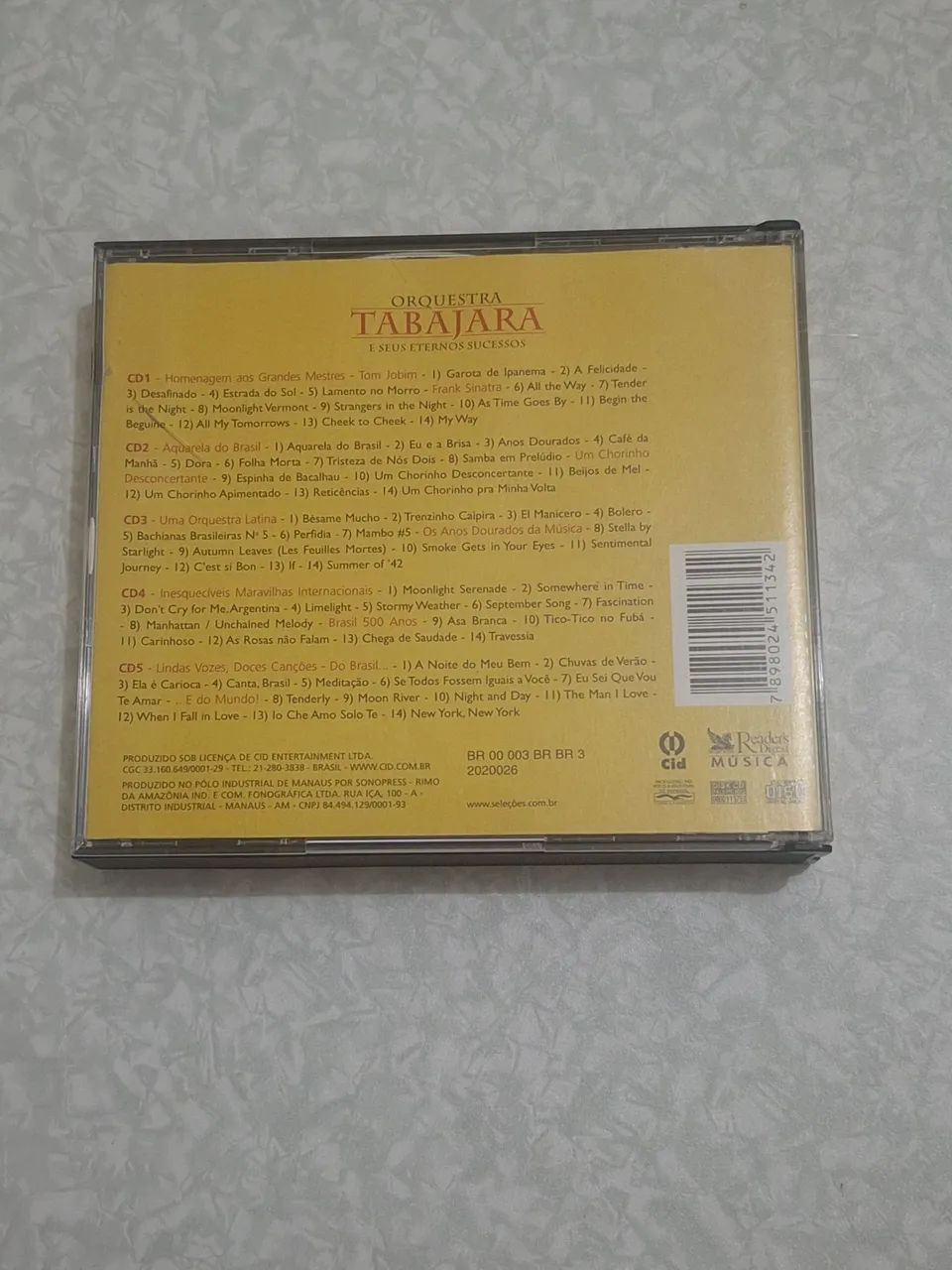 Box de sucessos da Orquestra Tabajara (5 cds) - Foto 2