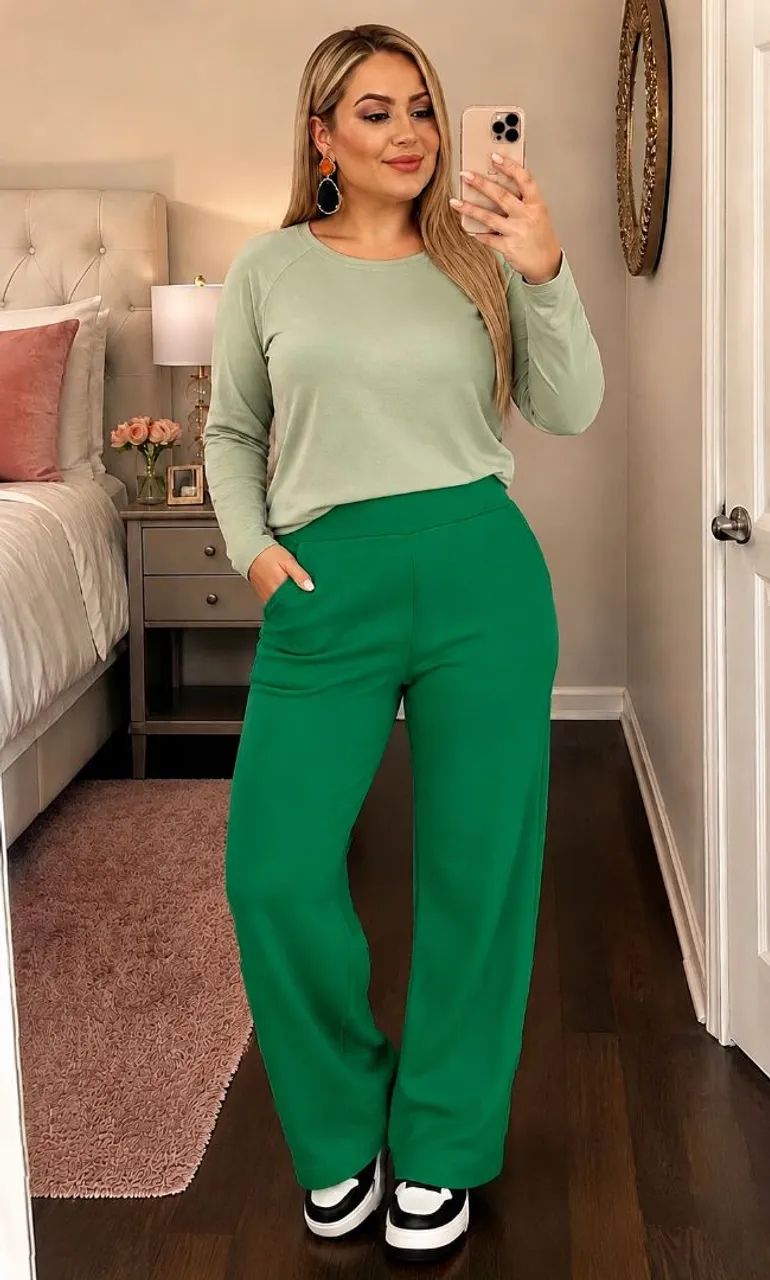 Calça moletom pantalona  - Foto 4