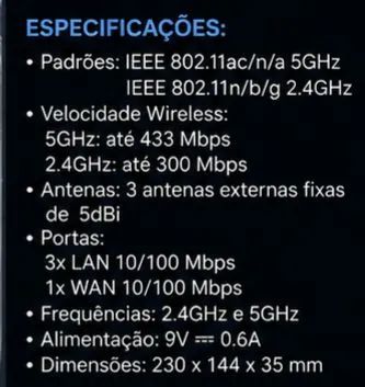 Roteador de Internet tp-link archer C20  - Foto 3