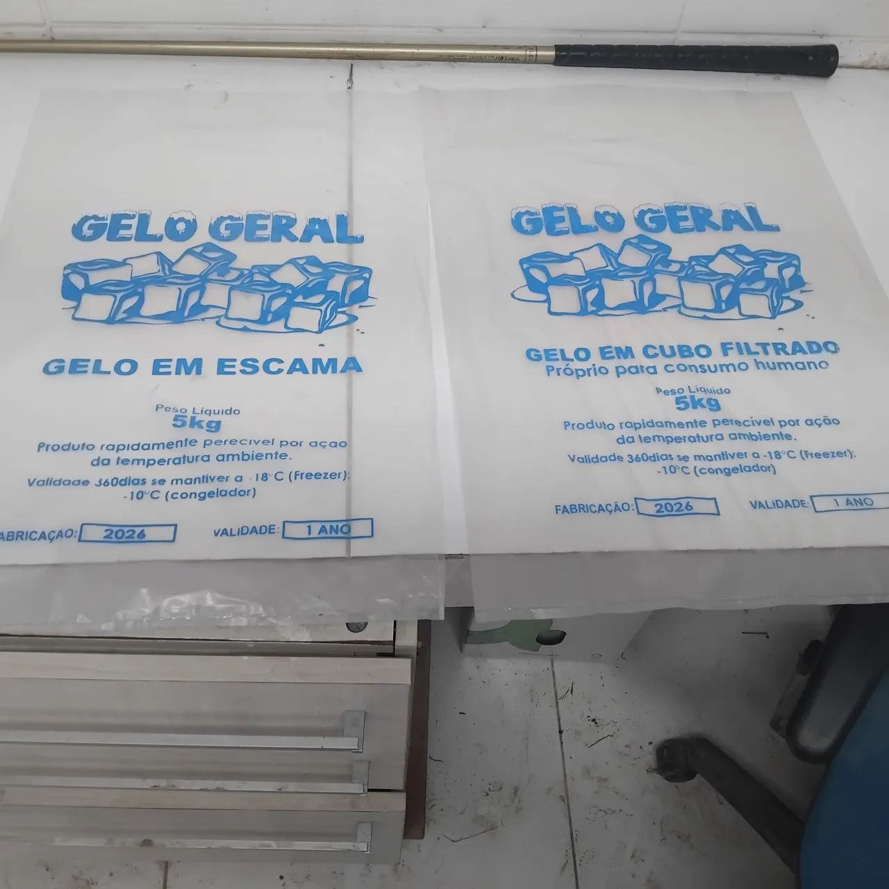 Embalagens para gelo filtrado e escama  - Foto 3