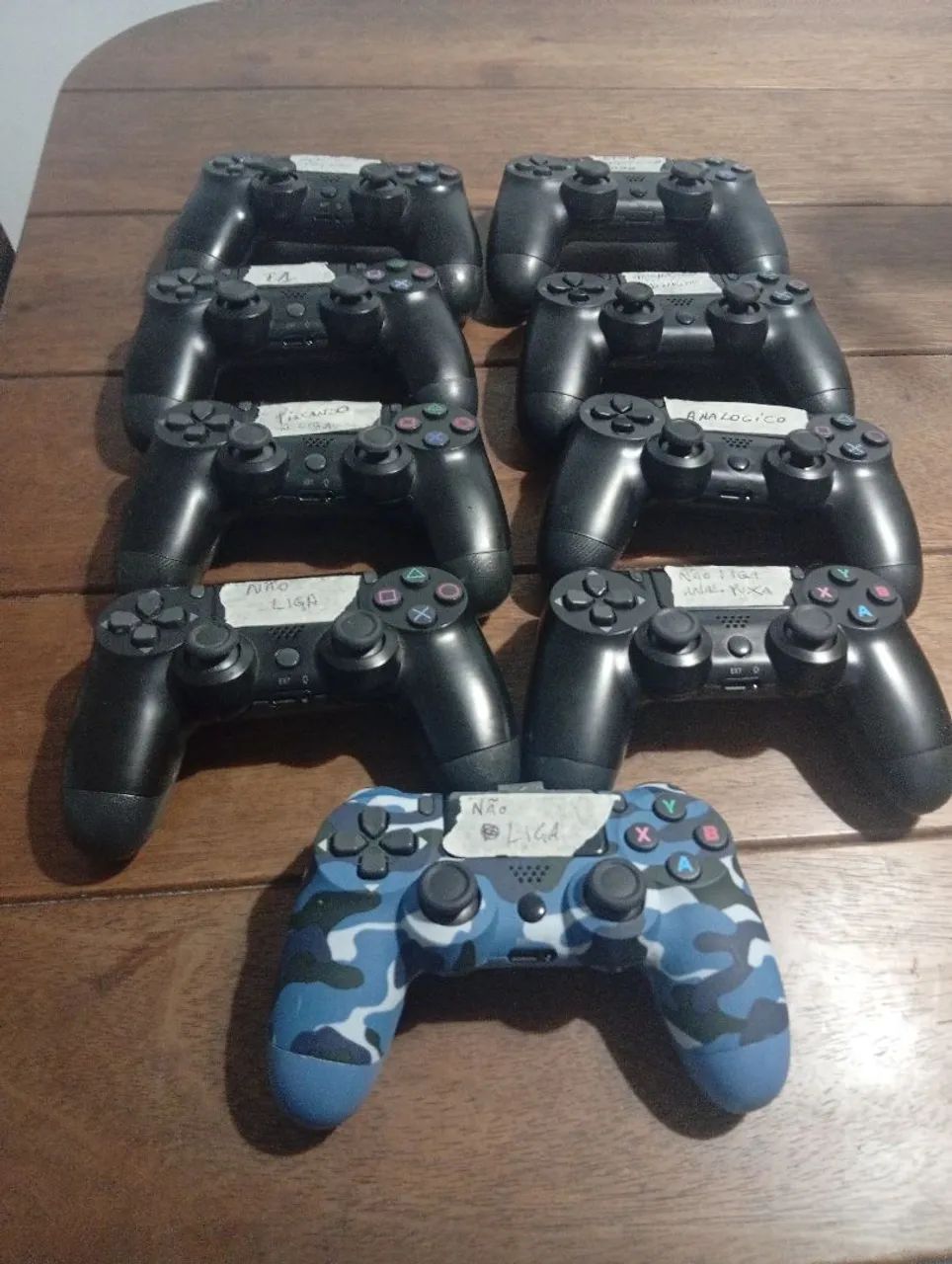 9 Controles de PS4 Bluetooth com defeito - Joystick  - Foto 4
