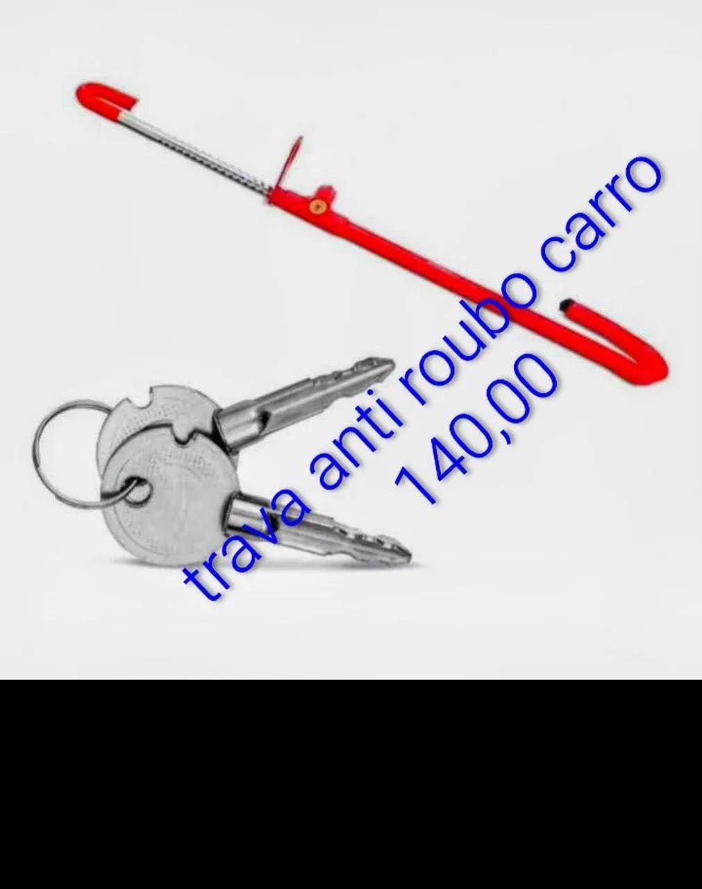 Trava anti furto carro  - Foto 4