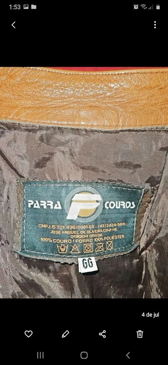 Jaqueta de couro  - Foto 5