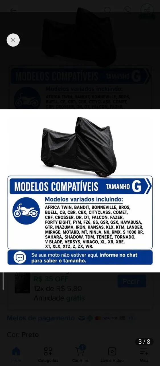 Capa moto  - Foto 3