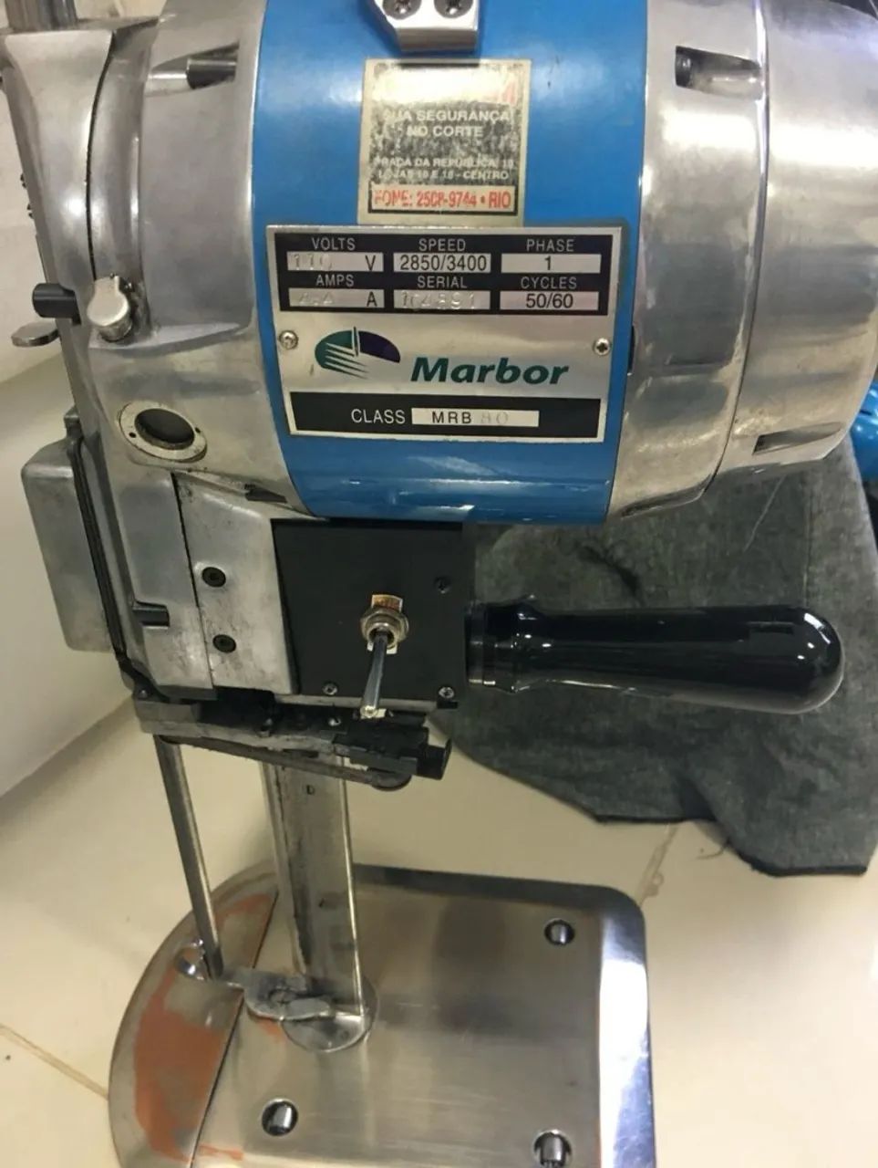 Maquina Corte Faca Tecidos 8 Polegadas 