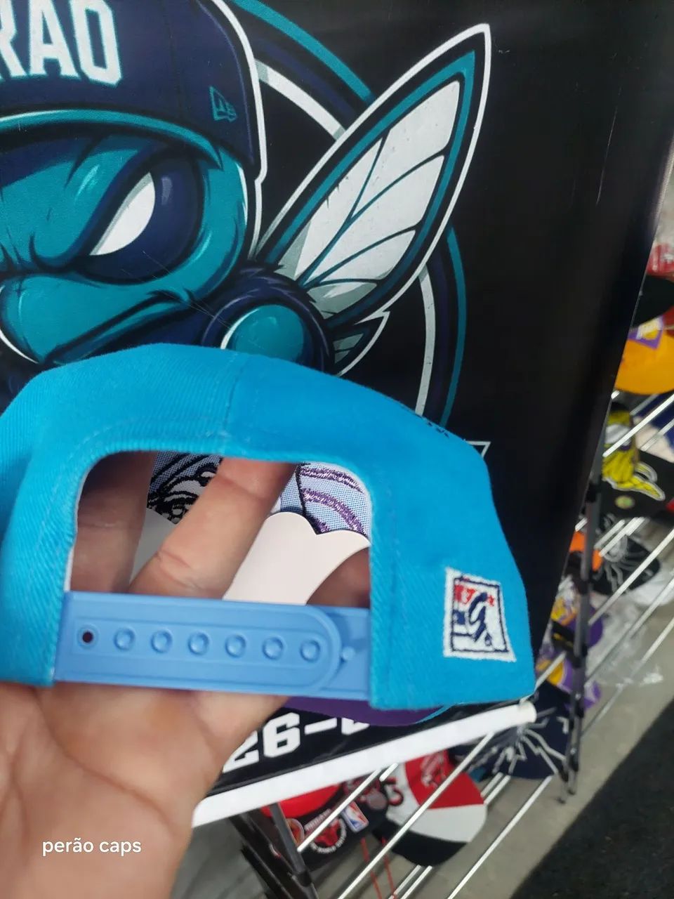 Boné Charlotte Hornets big logo  - Foto 4