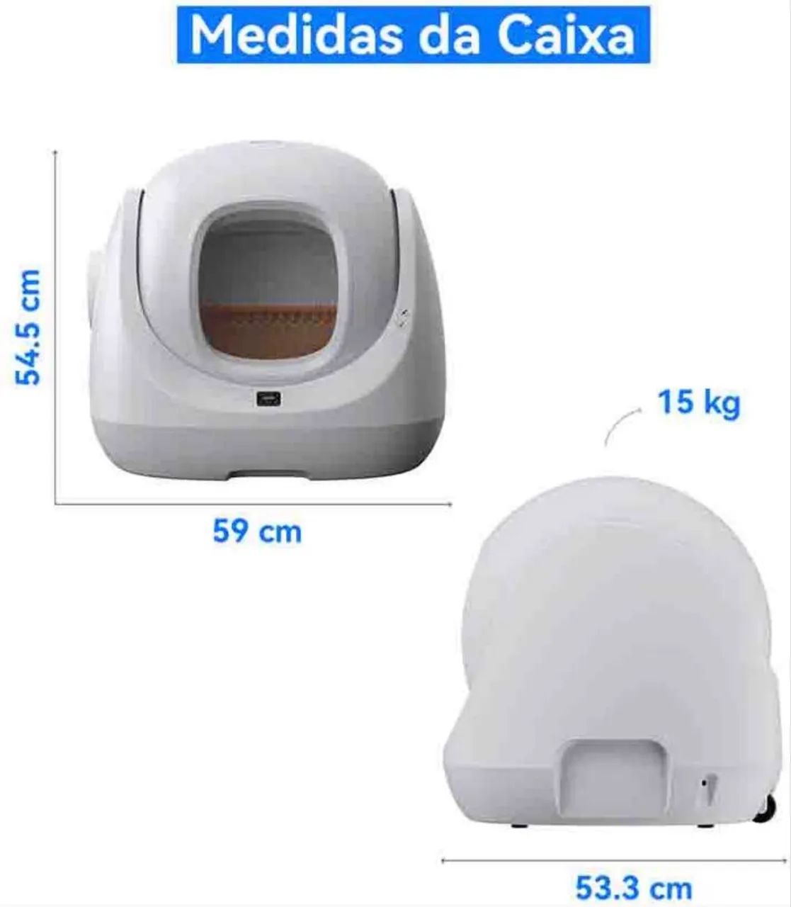 Caixa de areia automática Catlink - Foto 3