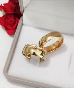 Alianças perfeitas símbolo de amor e compromisso - FSA  - Foto 2