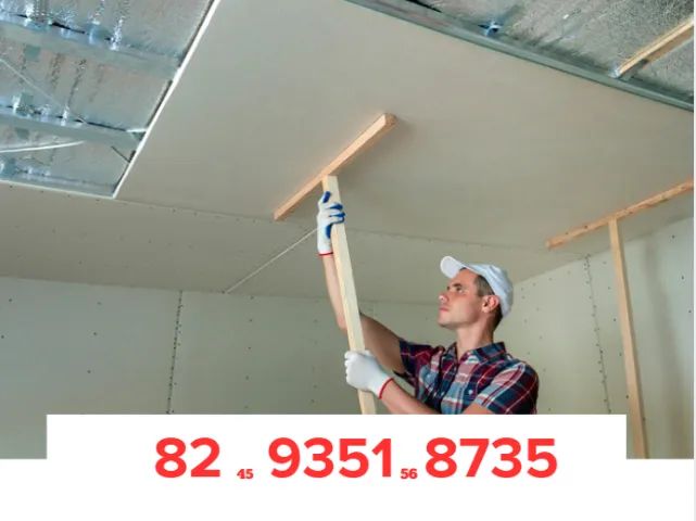 Reforma Forro de Gesso Forro drywall e parede e divisoria