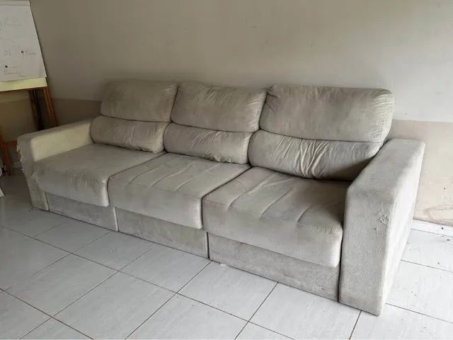 Sofá Retrátil 3 Lugares 2,90m - Espaçoso e Confortável - Foto 2