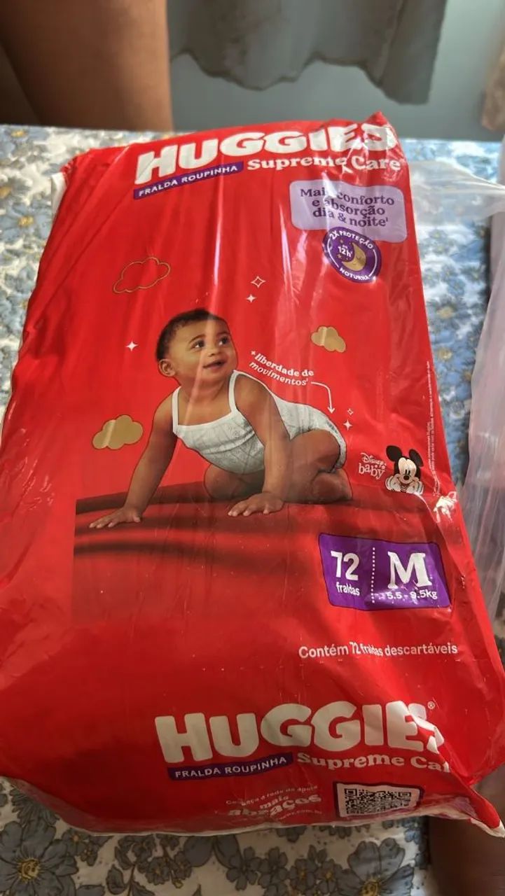 Fraldas Huggies Supreme Care