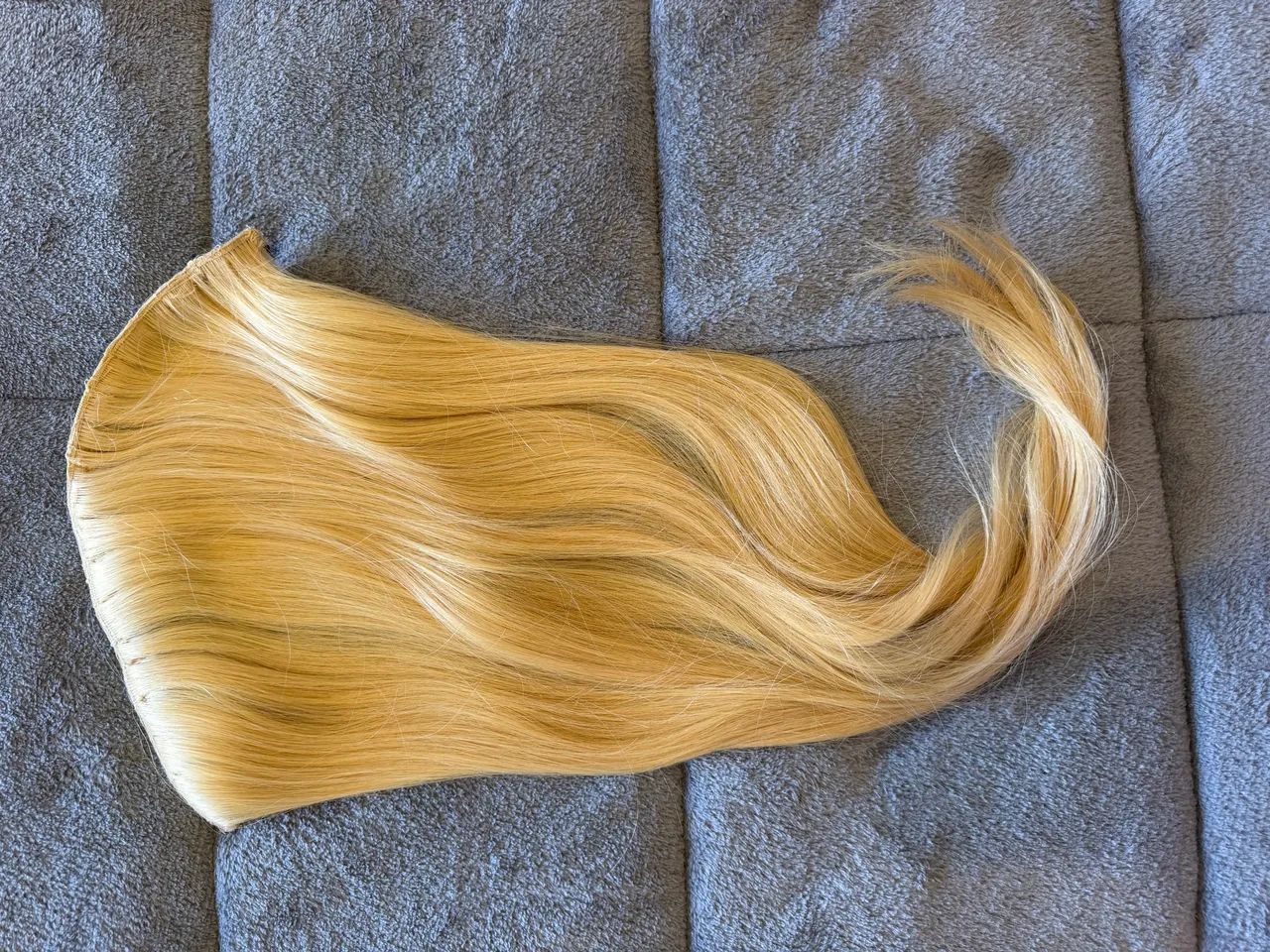 Mega hair loiro cabelo brasileiro 60cm
