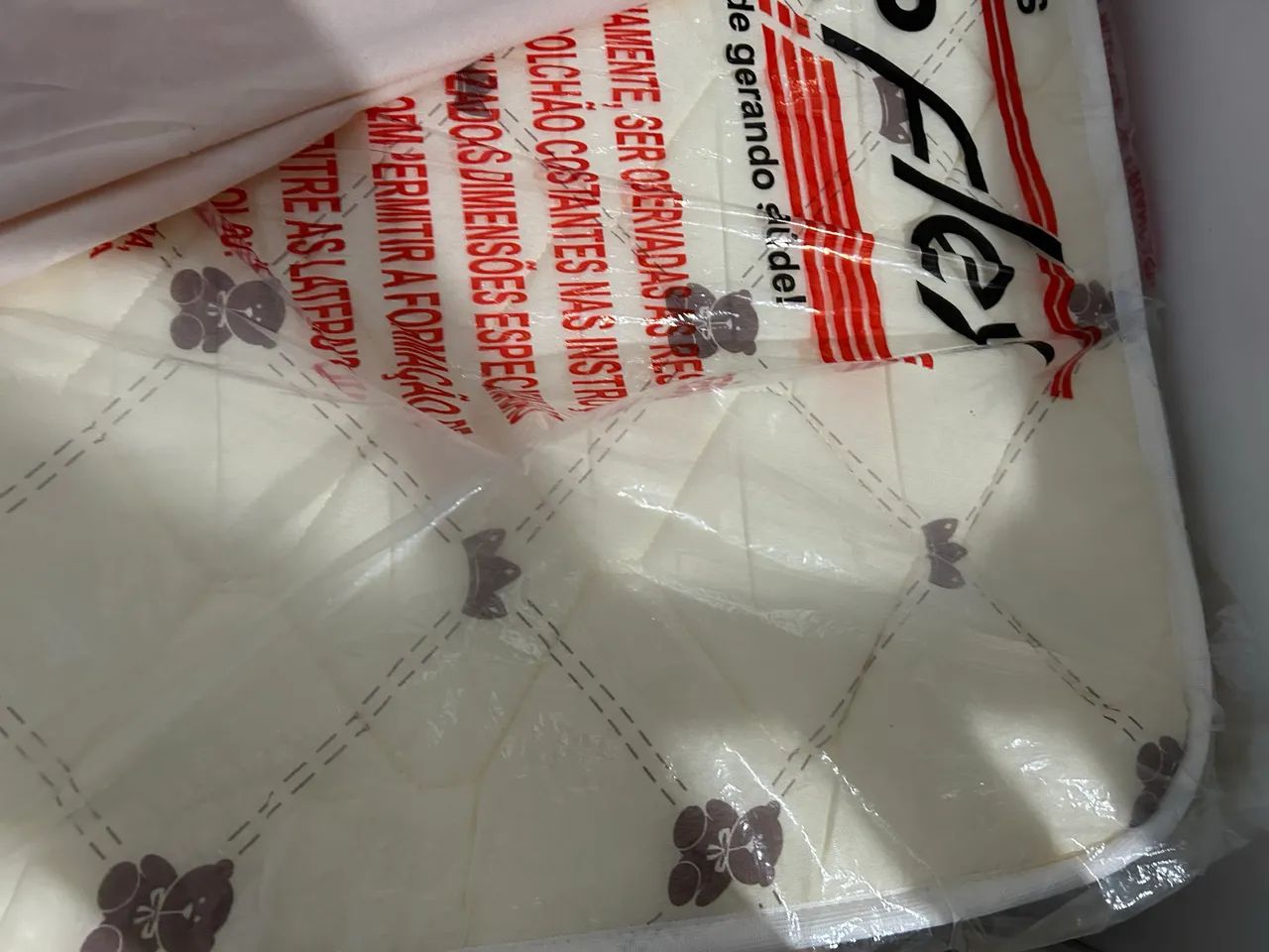 Berço cama com colchão 