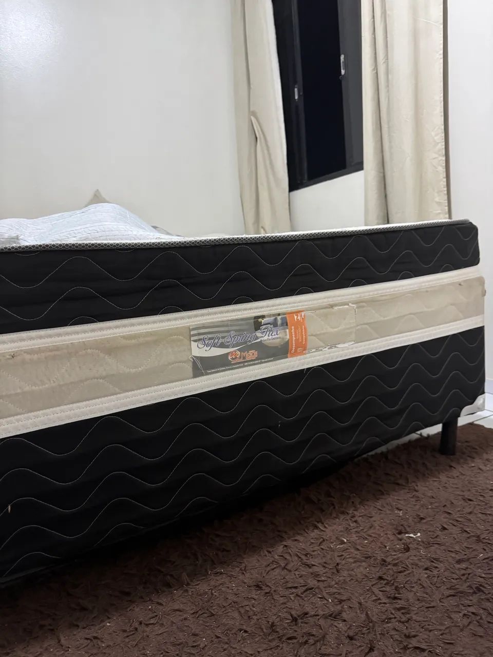 Cama Box Casal - Usada - Foto 2