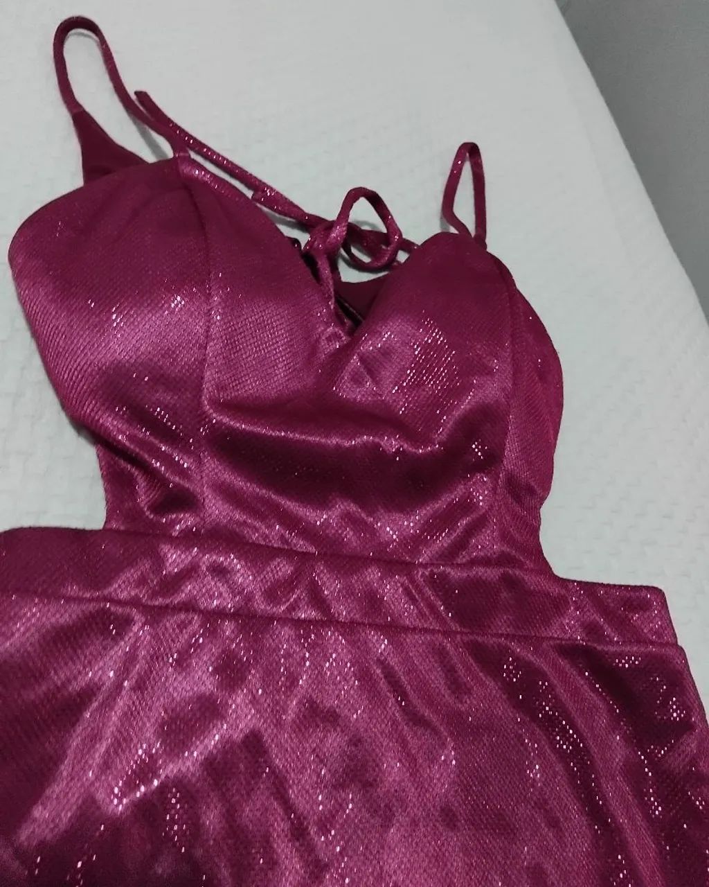 Vestido Rosa chiclete de brilho - Foto 4