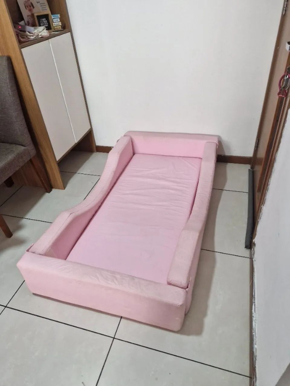 Cama Montessoriana Infantil Rosa - Foto 2