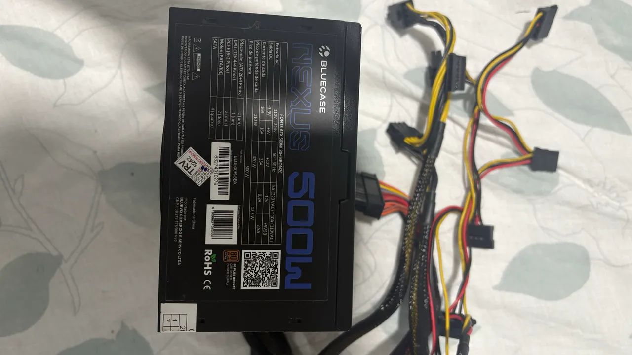 Fonte BLUECASE 500w - Foto 3