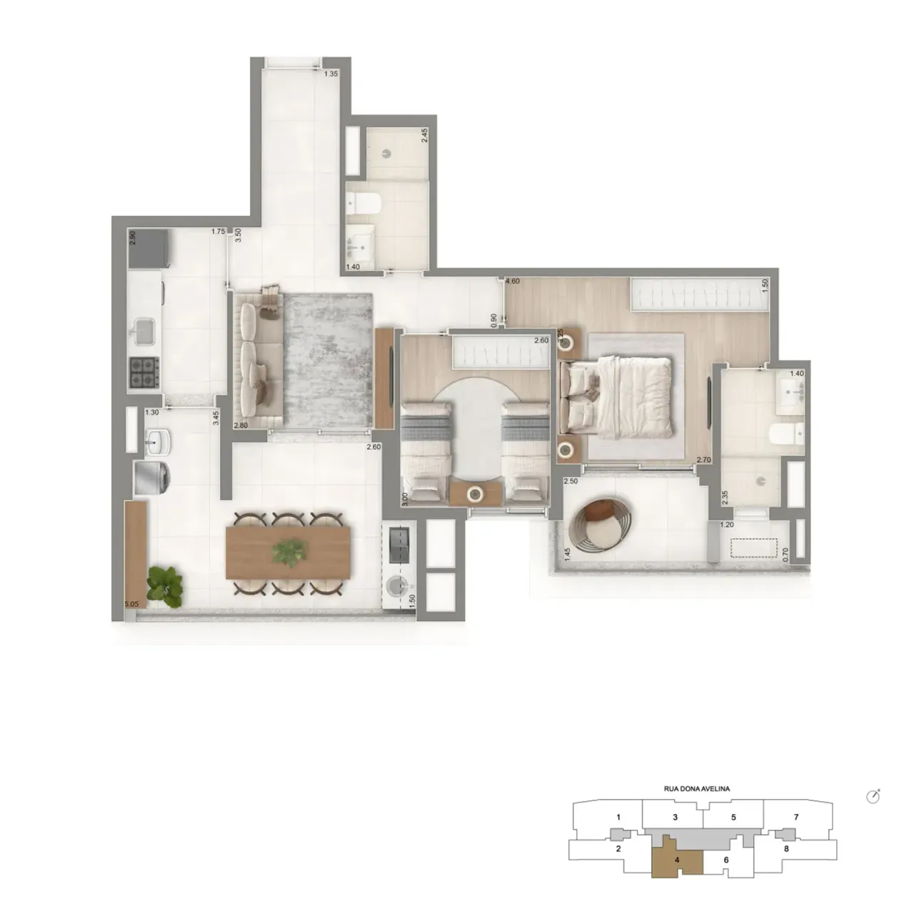 PLANTA 76m²