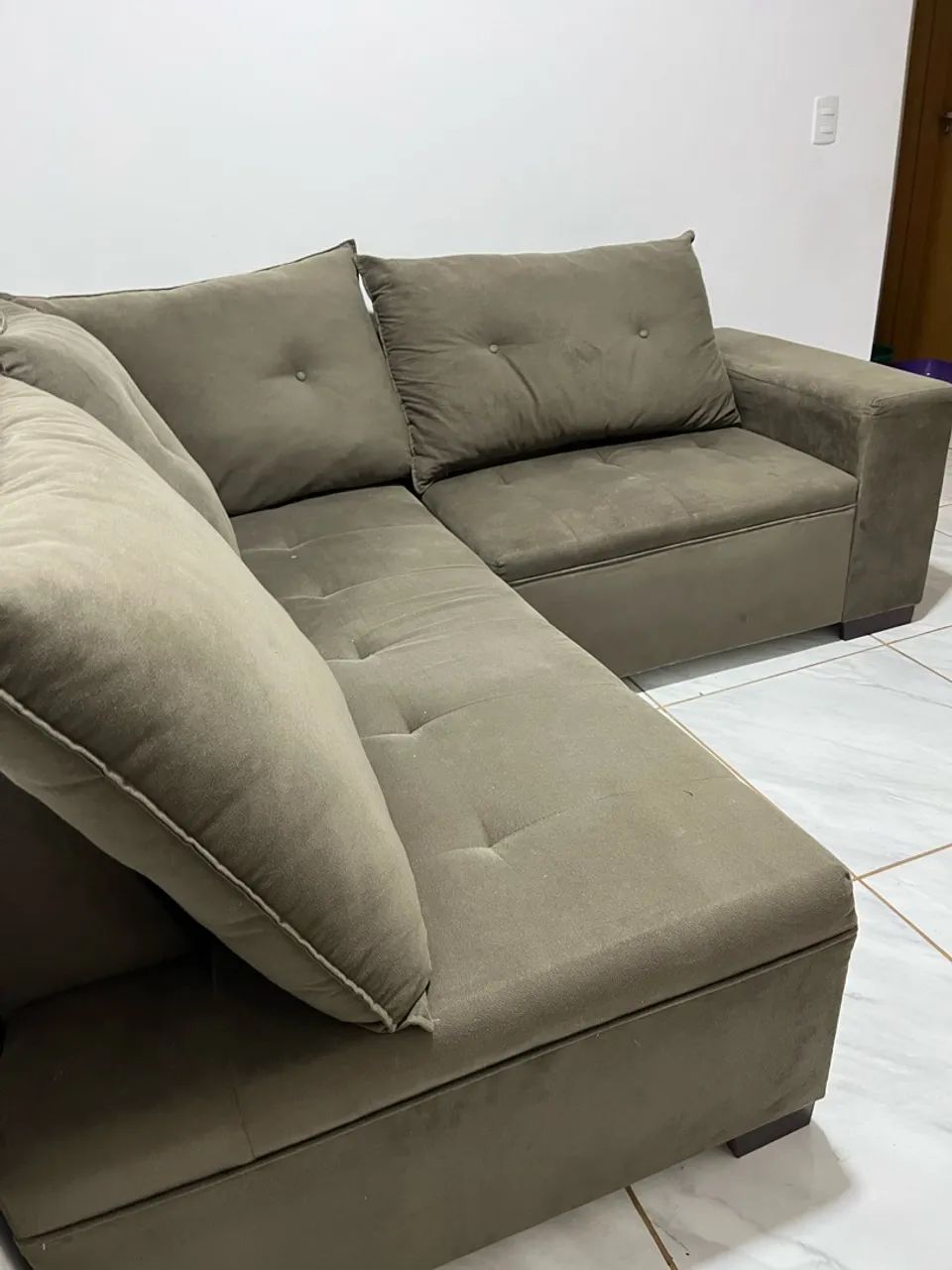 SOFÁ DE CANTO 2 PEÇAS - Foto 4