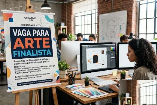 VAGA ARTE FINALISTA - DESIGNER 