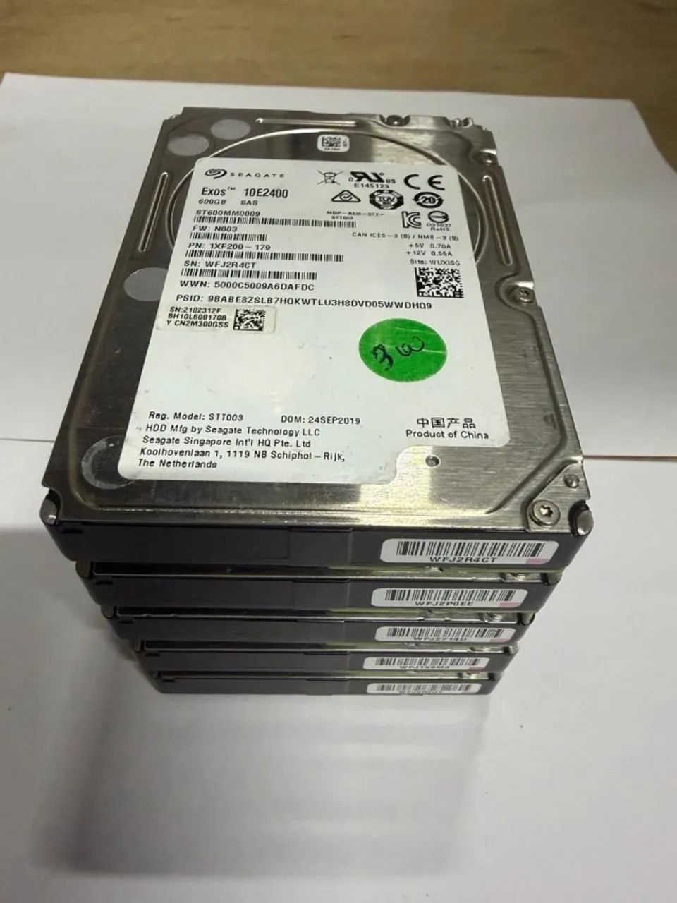 KIT com 5 HDS SAS Seagate - 300GB - Usado - Testado e funcionando 100% - Foto 3