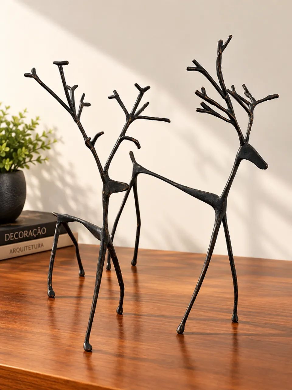 Casal de veados decorativo  - Foto 2