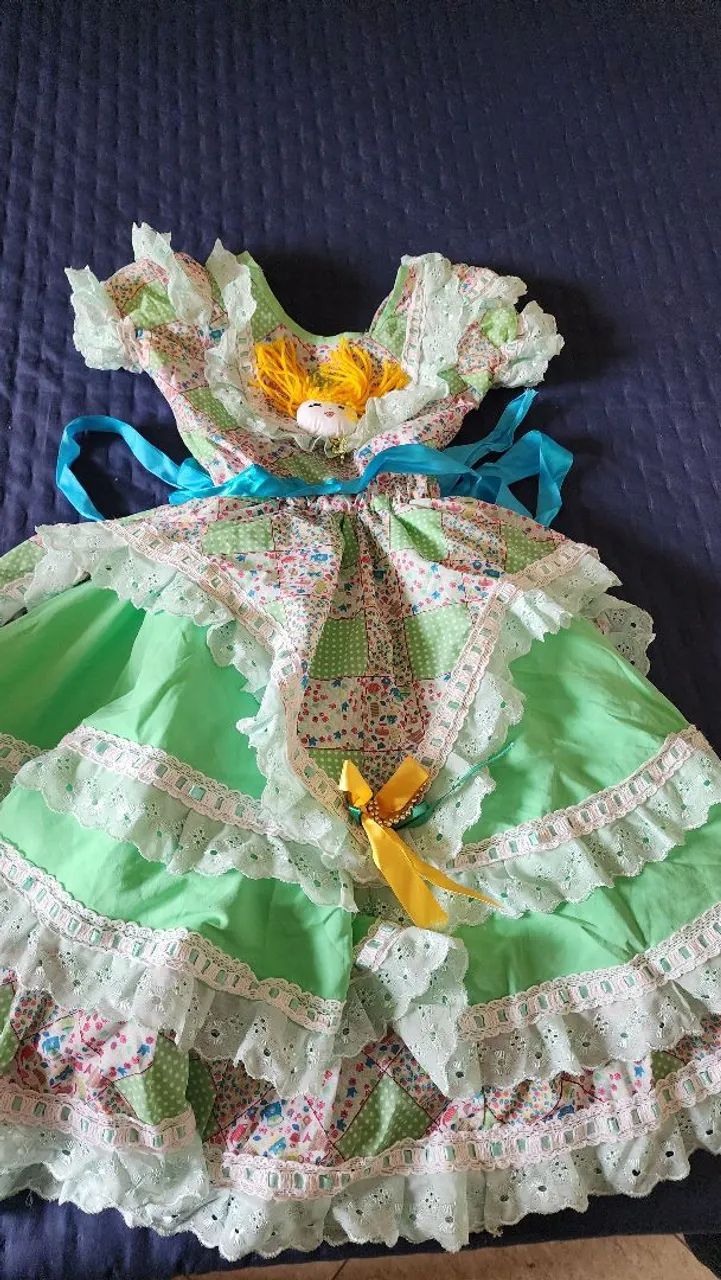 Vestido de quadrilha 