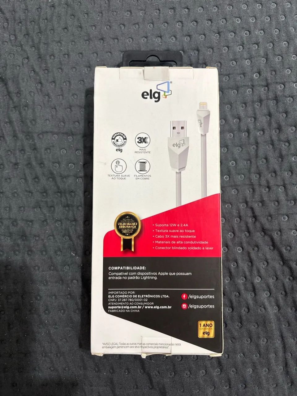 Cabo USB Elg Apple Lightning - Foto 2