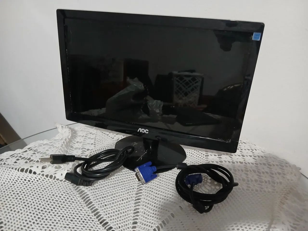 Monitor Aoc 16" ótimo estado R$ 150,00 - Foto 3
