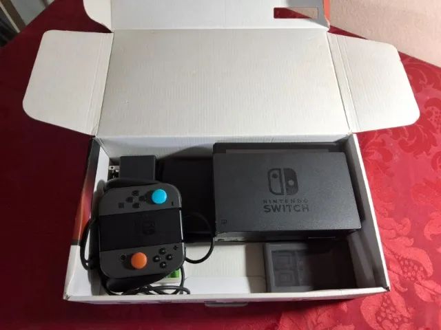 Nintendo Switch Completo na Caixa + Jogo Mario Deluxe + Case R$ 1.990,00 - Valor fixo - Foto 4
