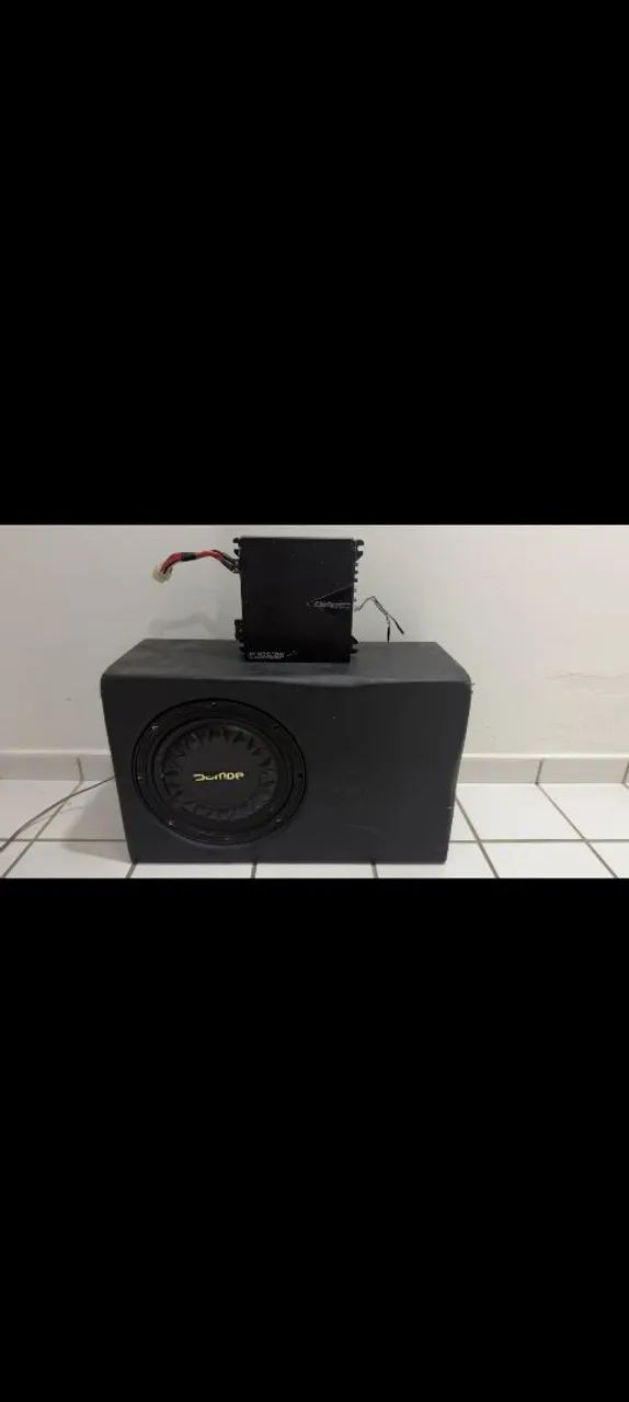 Amplificador Falcon DF 600. 1 ehx class D 600w RMS. Subwoofer 10