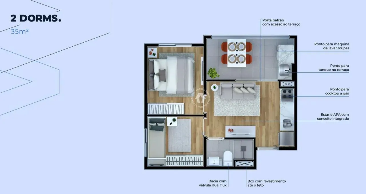 PLANTA 35m²