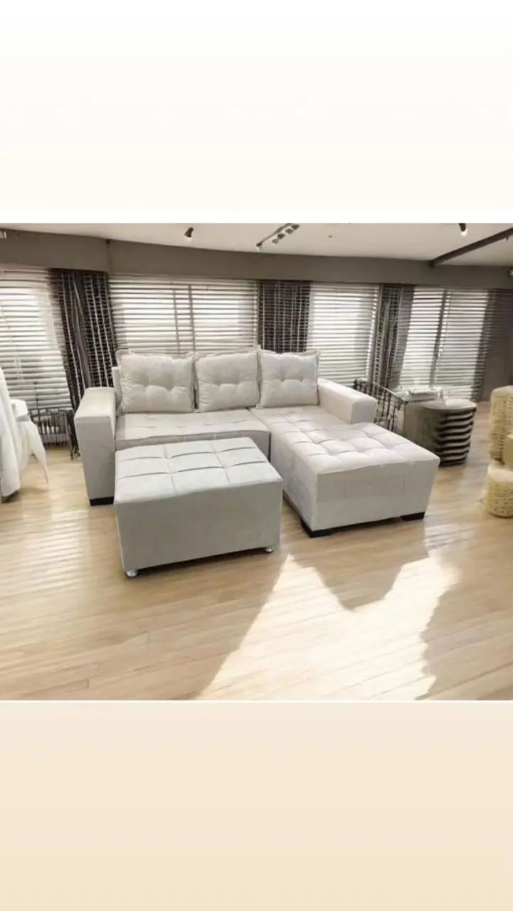 Mega queima de estoque de sofá chessi  - Foto 4