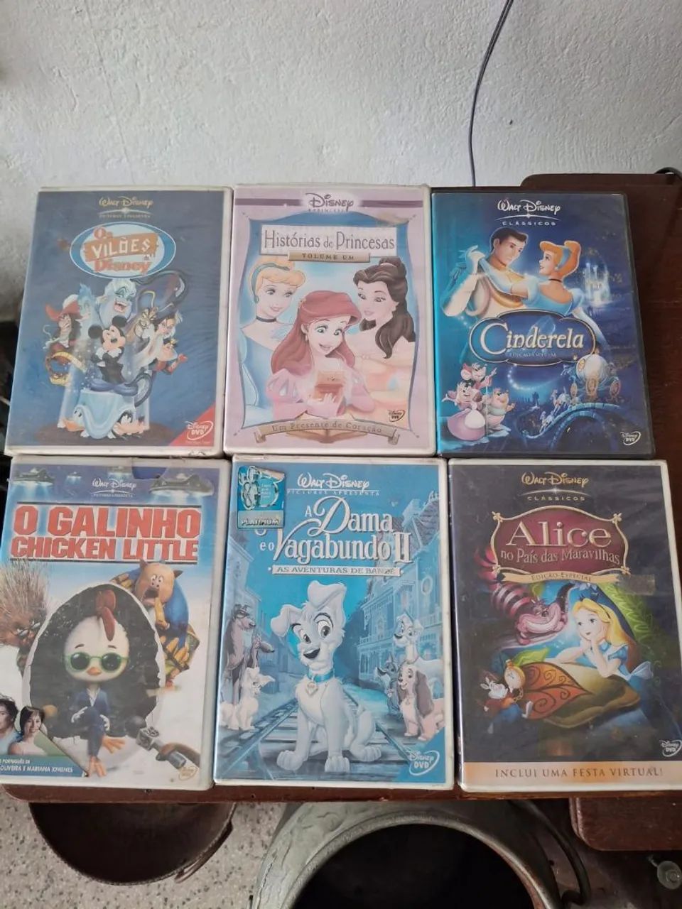 Dvds desenhos da Disney lacrado-valor unitário 