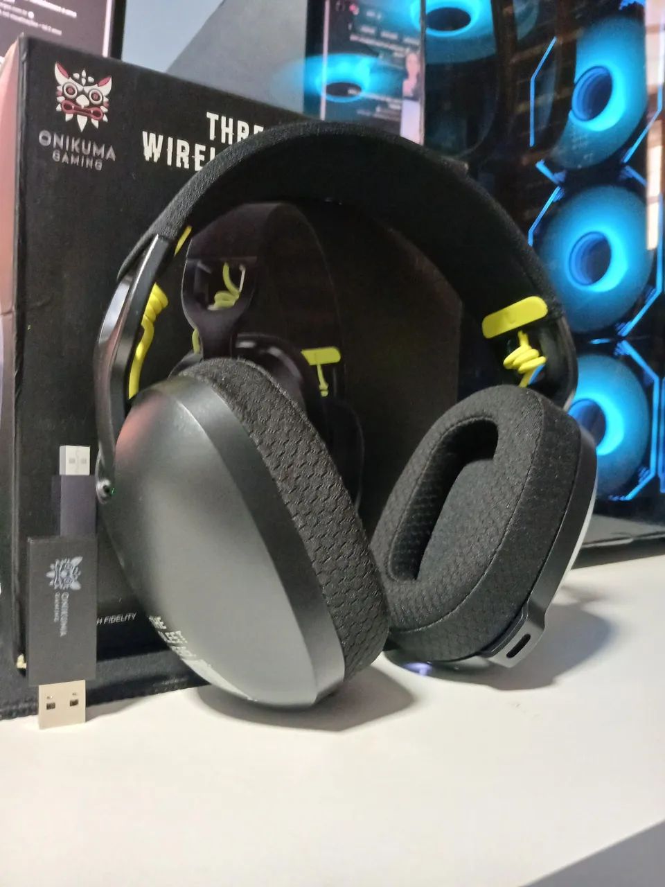 Headset Gamer onikuma b2 black - Foto 2