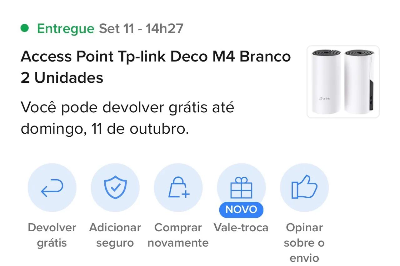 Roteador Mesh Deco M4 TP-Link - 01 unidade  - Foto 2