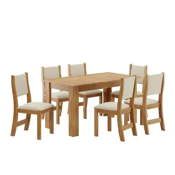 Mesa de Jantar Violeta com Cadeiras Sol Bronze (Parcelamos em ate 10X Vezes Sem Juros)