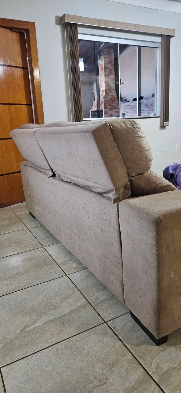 Sofá 2 lugares retrátil e reclinavel. - Foto 4