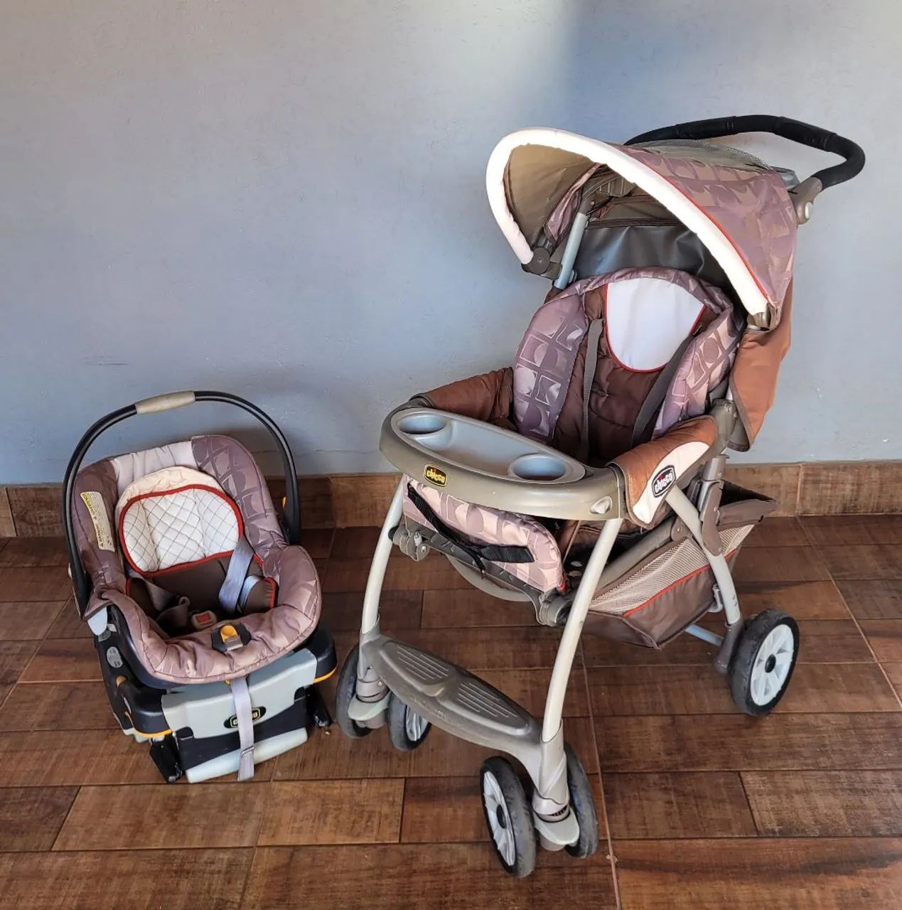 Carrinho e bebê conforto  - Foto 2