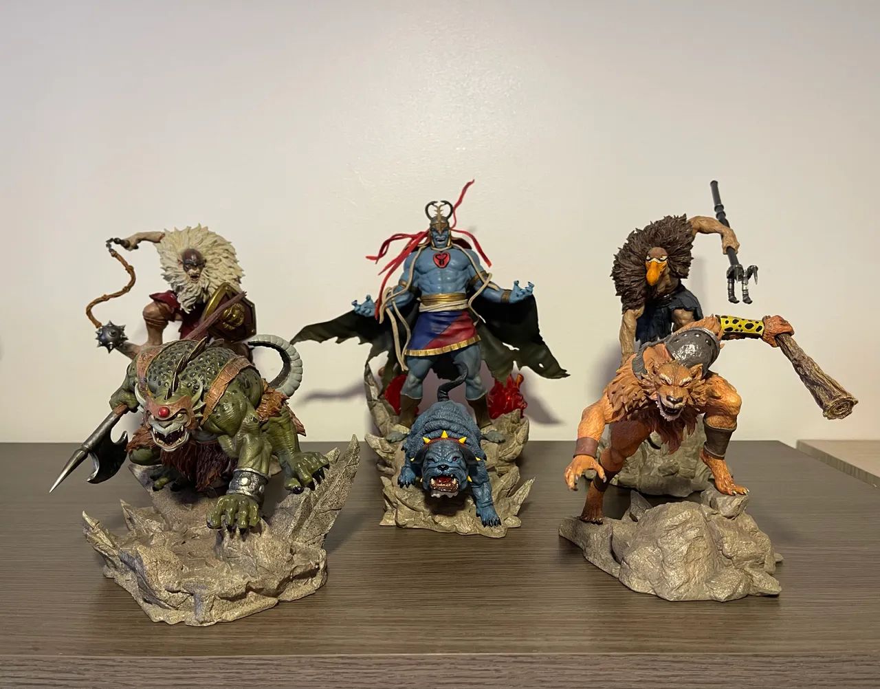 Thundercats iron studios 1/10 set completo viloes 