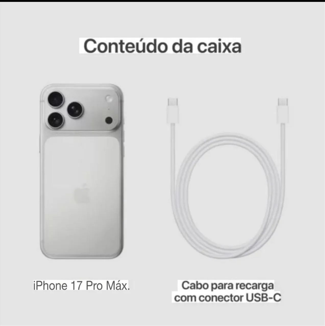 Apple iPhone 17 pro Max 256GB prateado.(lacrado )