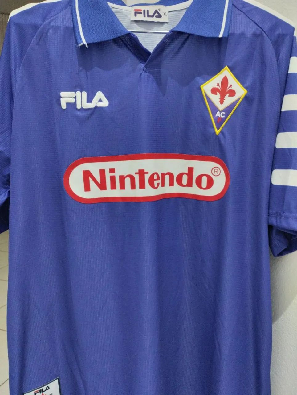 Camisa Fiorentina Retrô 1998 - Foto 3