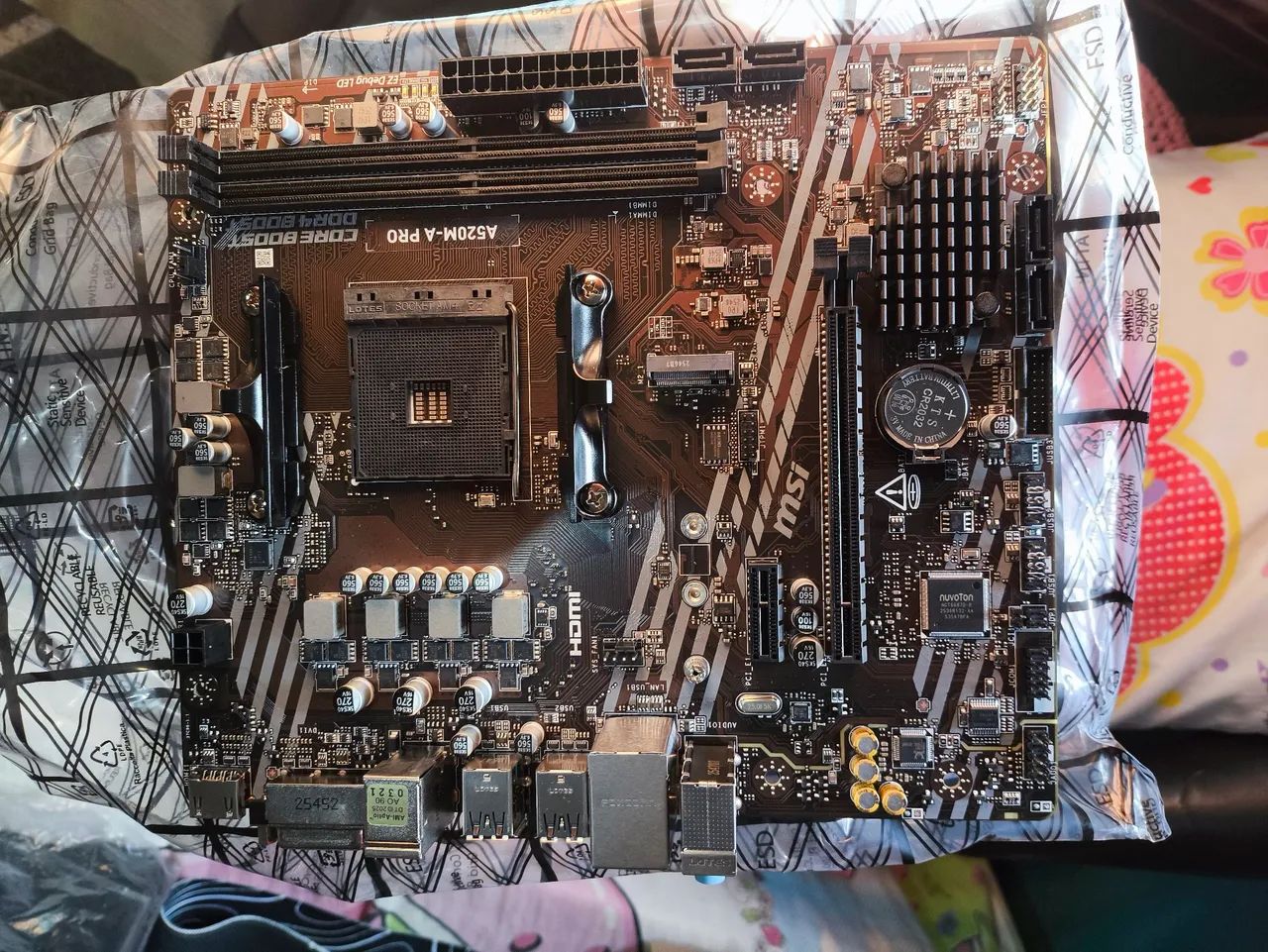 [Novo]Placa mãe MSI A520m-Pro  - Foto 4