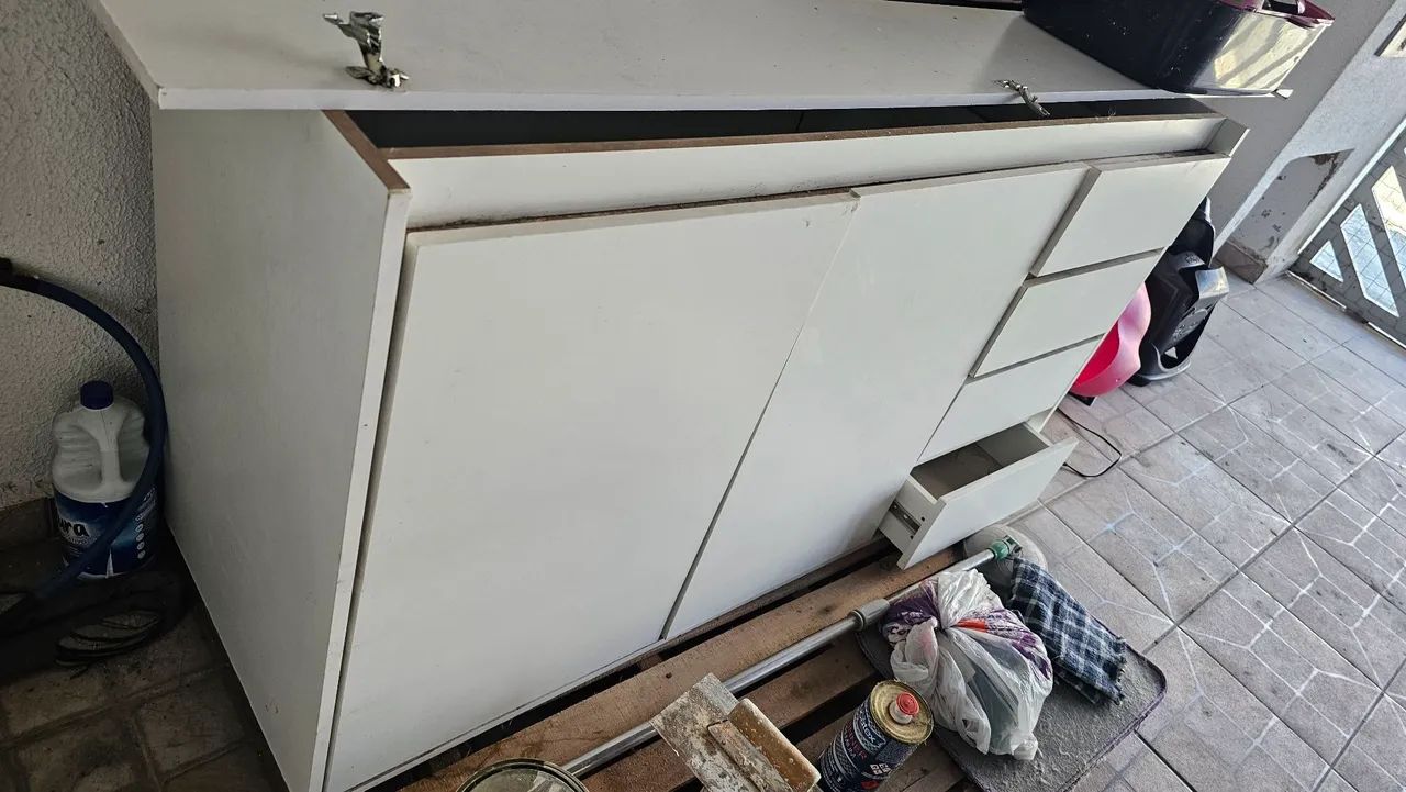 Gabinete para Pia de Madeira - Resistente e Espaçoso - Foto 4