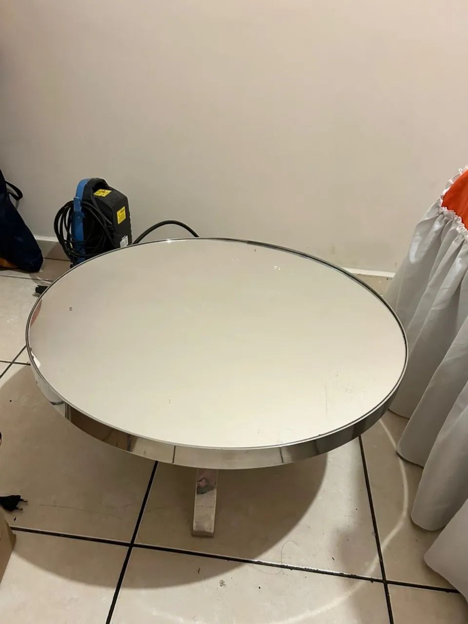 Mesa de centro de inox com espelho  - Foto 3